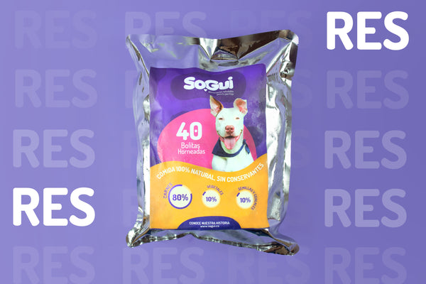 RES - HORNEADA. 1 KG (40 bolitas)
