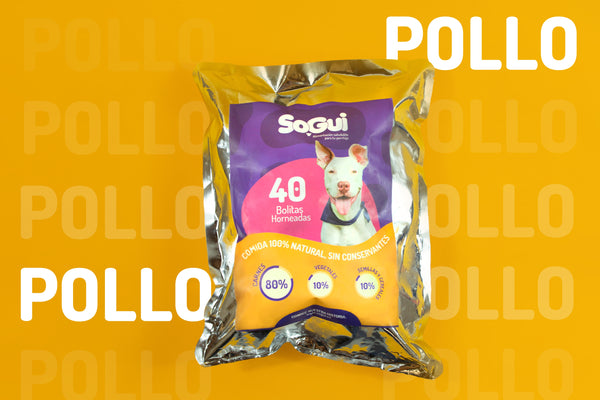 POLLO - HORNEADA 1KG (40 bolitas)