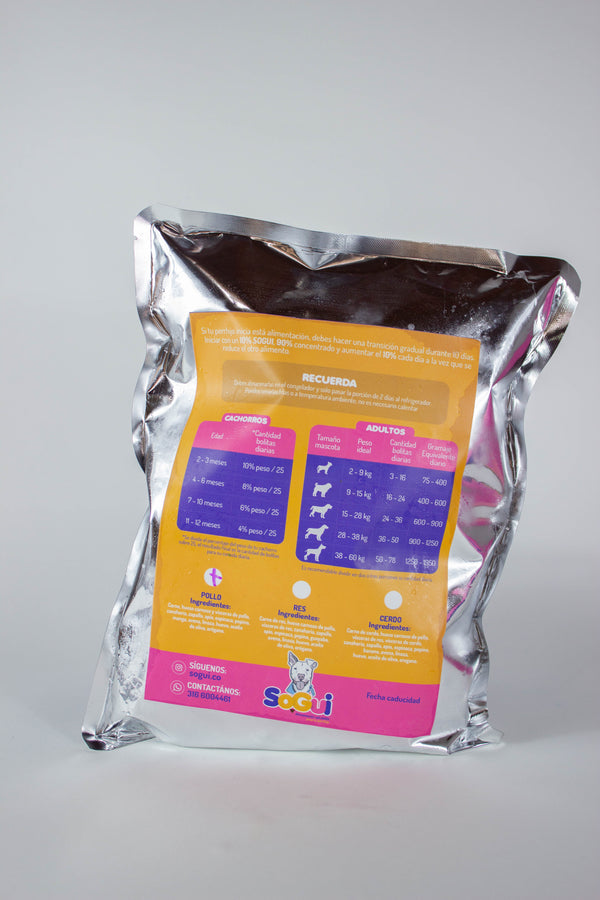POLLO - HORNEADA 1KG (40 bolitas)